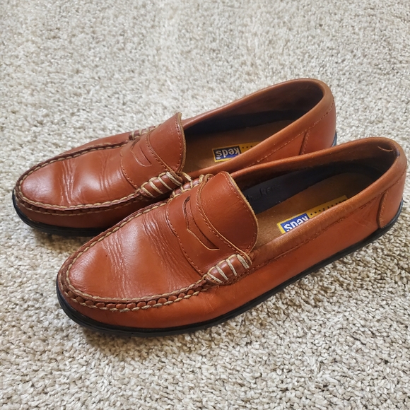 Keds Tan Leather Loafers - Picture 2 of 5